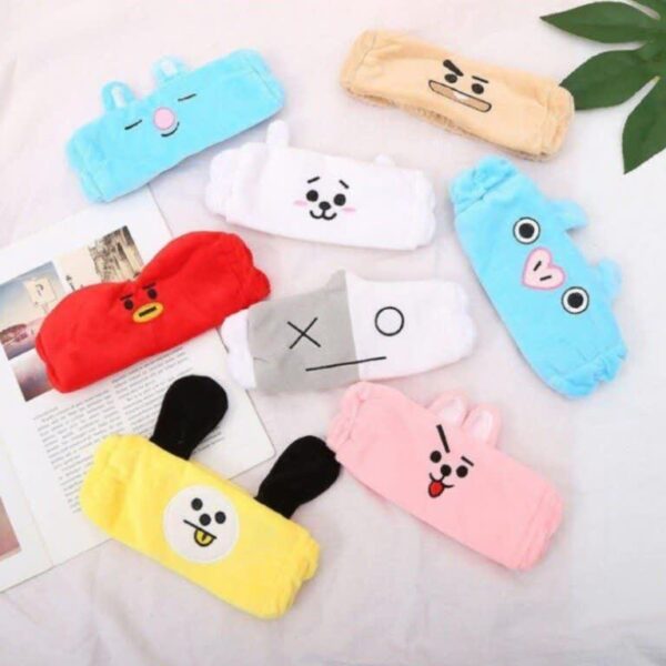 هد بند و چشم بند حوله ای bt21